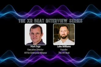 Mark Sage of AREA and Luke Williams of The XR Beat discussing pilot purgatory and enterprise AR deployment.